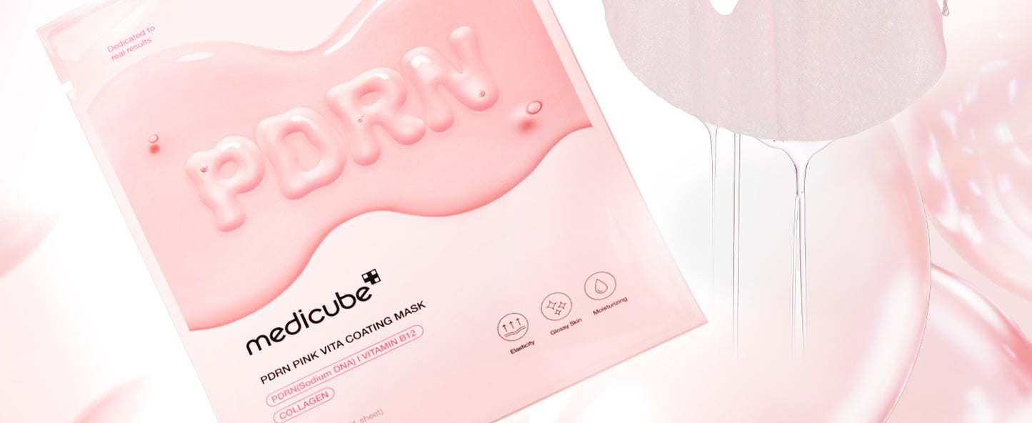 Zermet 1 medicube Salmon DNA Zermet 1  Pink Vita Coating Sheet Mask 10EA - Korean sheet mask for glass skin - Luxurious Home care Mask for Hydration, Firming, and Even Skin Tone, Korean skin care (22g 0.77 x 10ea)