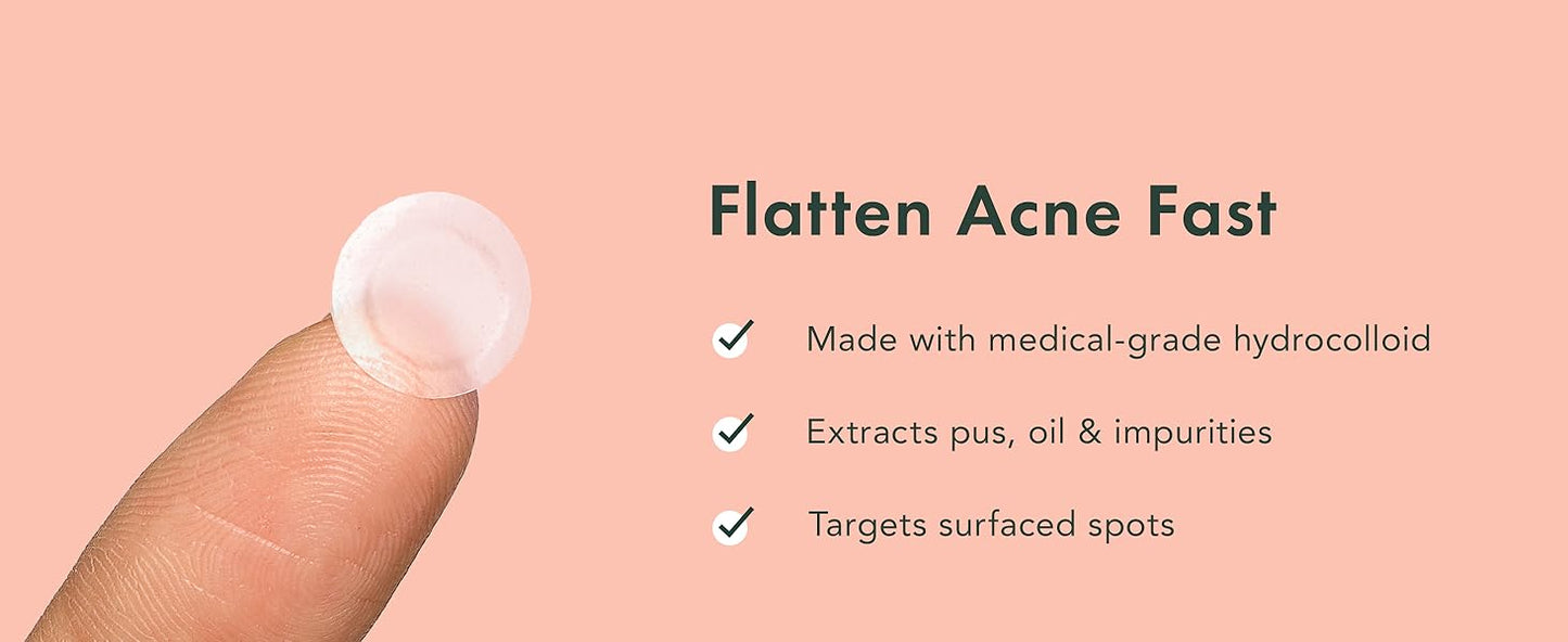 Zermet 1 Rael Pimple Patches, Miracle Invisible Spot Cover - Hydrocolloid Acne Patch, Treatment for Breakouts, Absorbs Zits & Blemish, Korean Skin Care, 2 Sizes (96 Count)