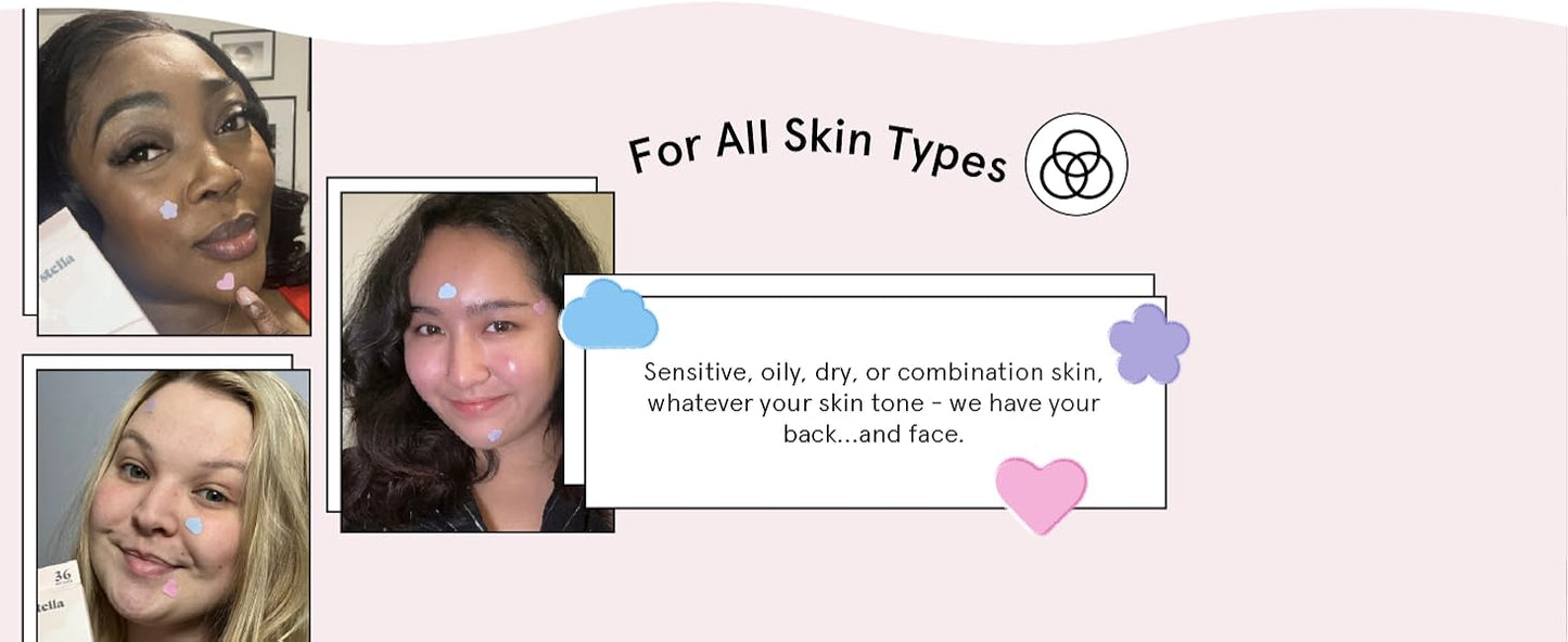 Zermet 1 grace & stella Award Winning Pore Strip - Pimple Patches for Face - Hydrocolloid Acne Patches - Absorbs Zits, Reduces Redness - Cute Patches Dermatologist-Tested, Vegan (Multishape, 36 Count)