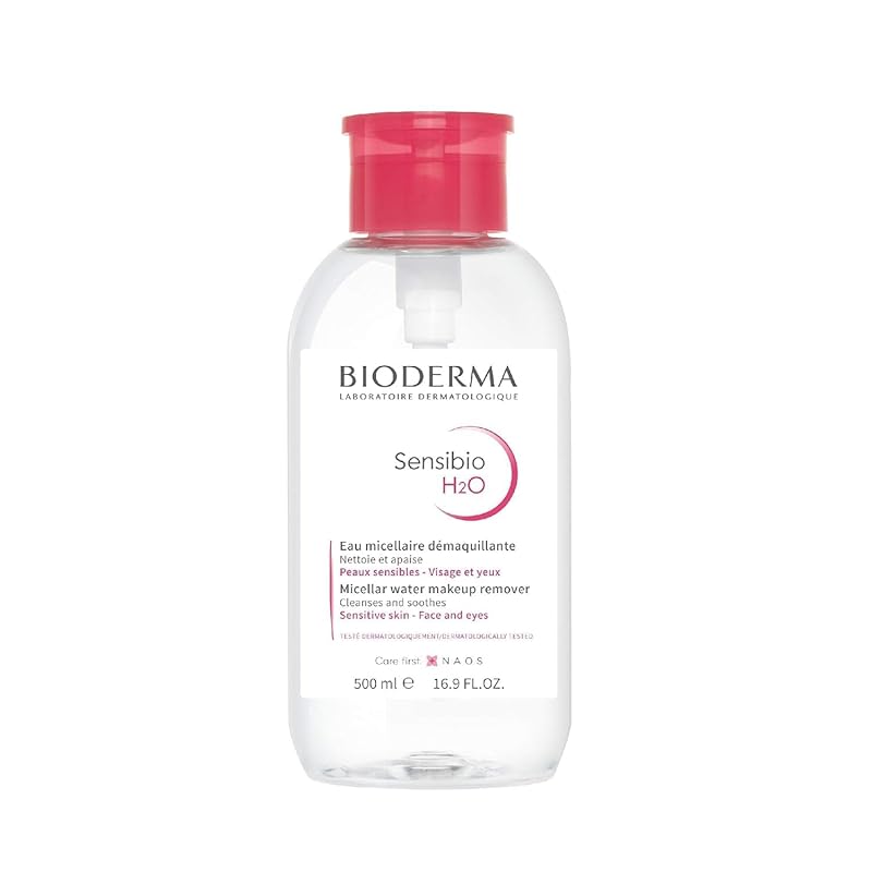Zermet 1 Bioderma - Sensibio - H2O Micellar Water - Makeup Remover Cleanser - Face Cleanser for Sensitive Skin