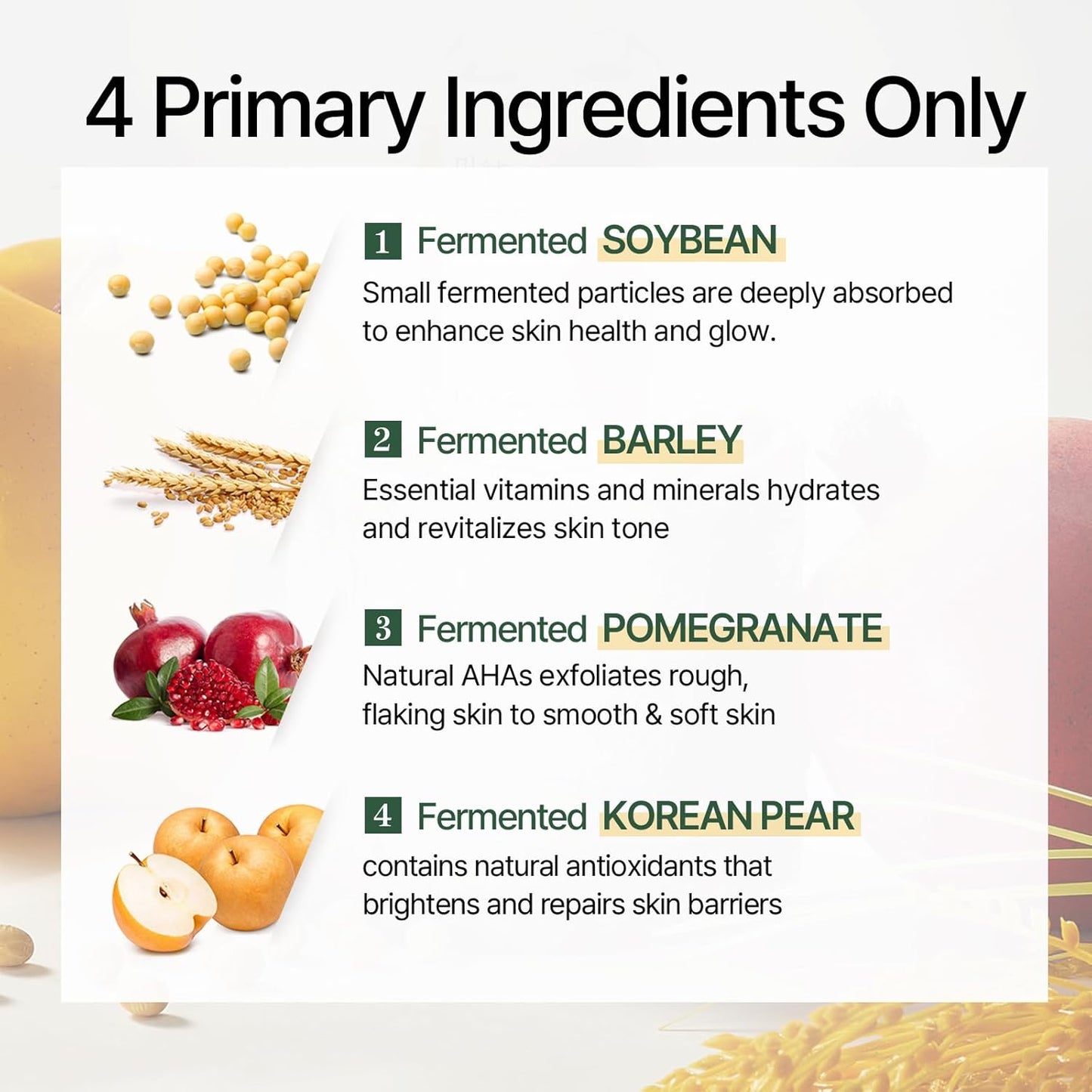 Zermet 1 mixsoon Bean Essence 1.01 Fl.Oz. / 30ml (Pack of 1) Exfoliating Hydrating Korean Skin Care Hyaluronic Acid Serum Korean Glass Skin Care