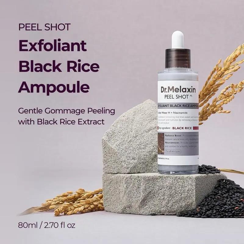 Peel Shot Glow Rice Ampoule Duo -Serums for Brightening, Exfoliating, andMoisturizing -Suitable for All Skin Types