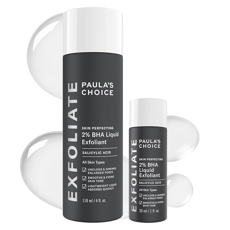 Zermet 1 Paula's Choice SKIN PERFECTING 2% BHA Liquid Exfoliant Polish, Salicylic Acid Facial Exfoliator Polish for Enlarged Pores, Wrinkles & Fine Lines, Suitable for Blackhead-Prone Skin, Fragrance-Free