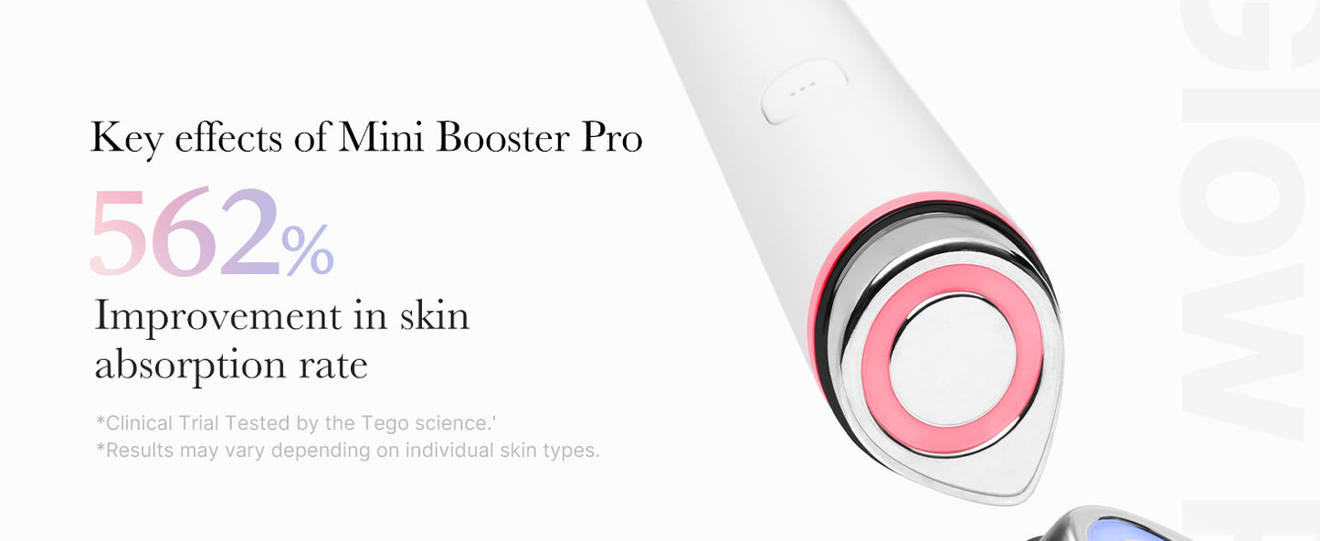 Zermet 1 medicube Mini Booster Pro Pink | Affordable at-Home Facial Skin Care Tool for Beginners - Portable Glow Booster for Glass Skin, Boosting Skin Care Absorption, Skin Care for Teens, Korean Skin Care