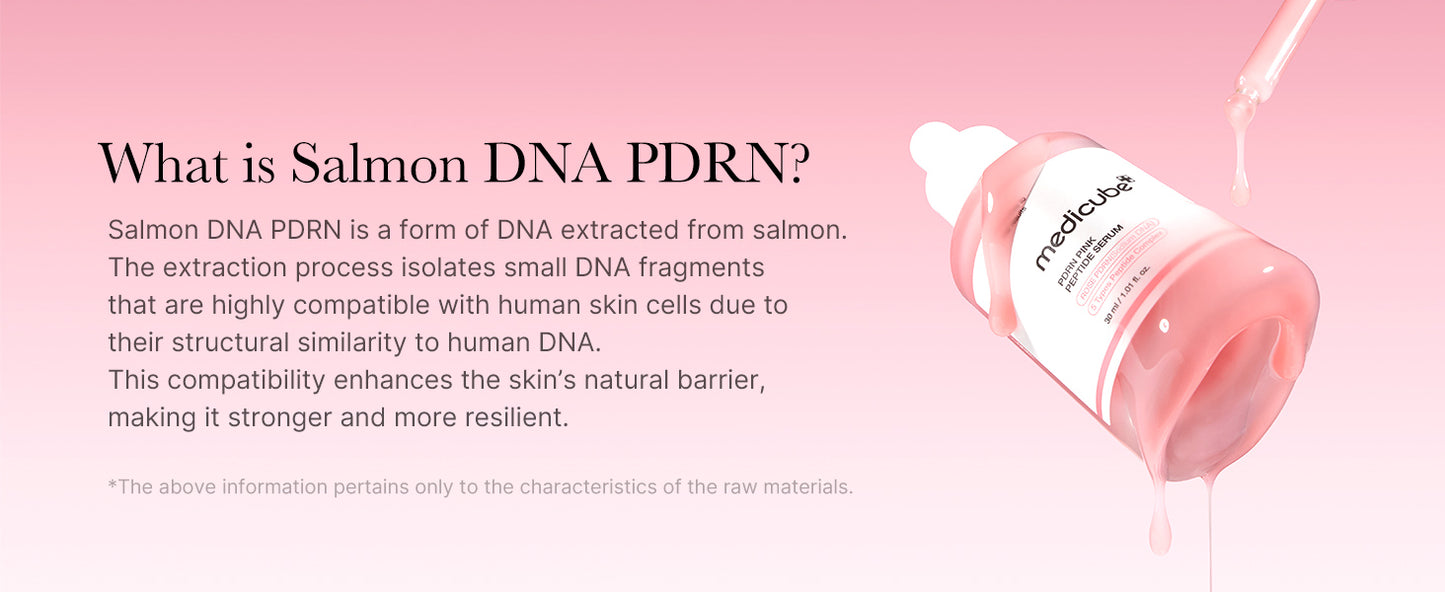 Zermet 1 medicube Salmon DNA Zermet 1  Pink Peptide Serum, Pink glow serum, Peptide, Niacinamide, Hydrating & Moisturizing & Firming, Uneven Skin Tone, Korean Skincare | 1.01 fl.oz. (1.01 fl.oz., Salmon DNA Zermet 1 )