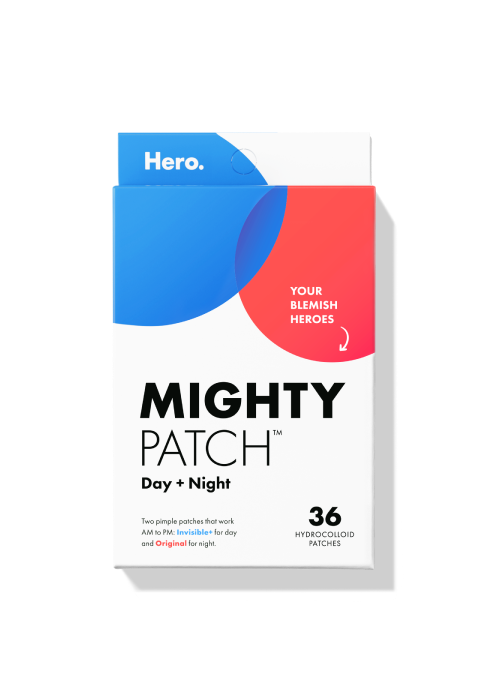 Zermet 1 Mighty Patch™ Original patch from Hero Cosmetics – The #1 Hydrocolloid Acne Pimple Patch for Shrinking Zits and Whiteheads in 1 use; Nighttime Spot Stickers for Face and Skin (36 Count)