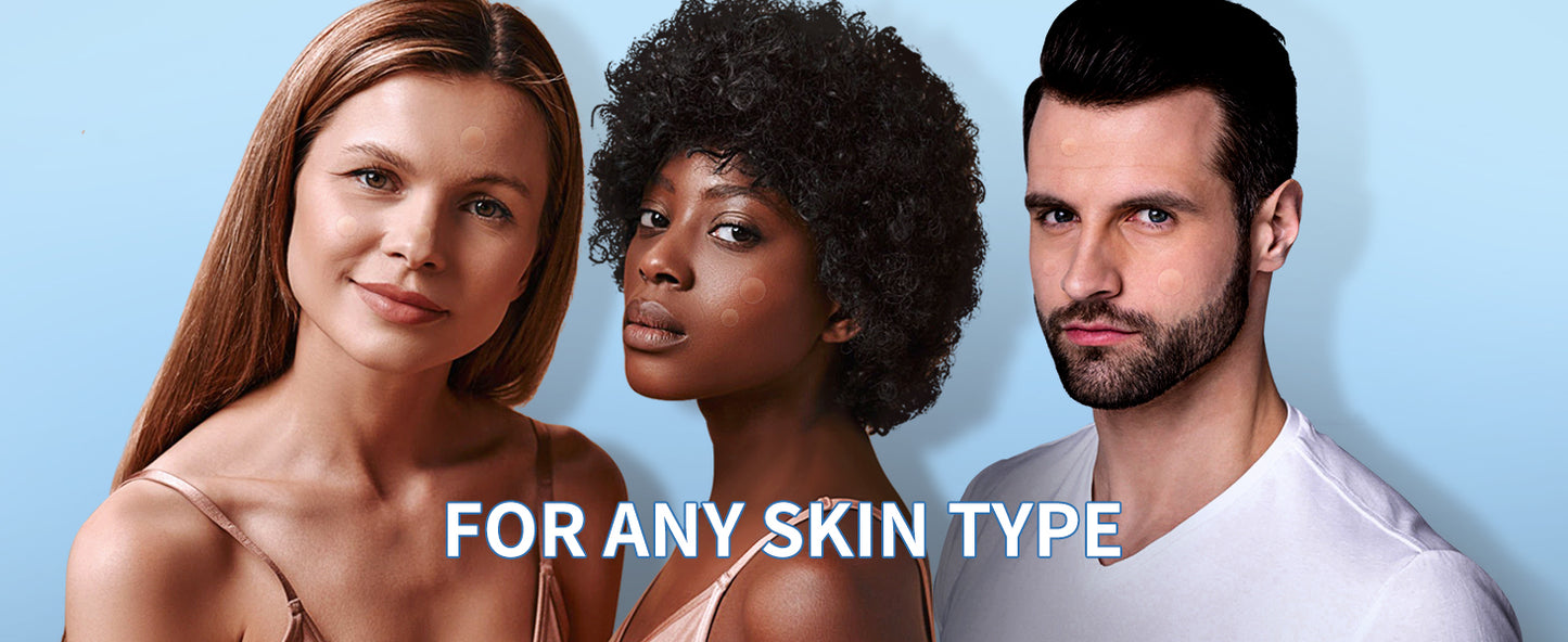 Zermet 1 Pimple Patches for Face, 4 Size 300 Counts Acne Patches, Hydrocolloid Patches for Covering Zits and Blemishes, Spot Stickers with Salicylic Acid, Tea Tree Oil & Calendula Oil