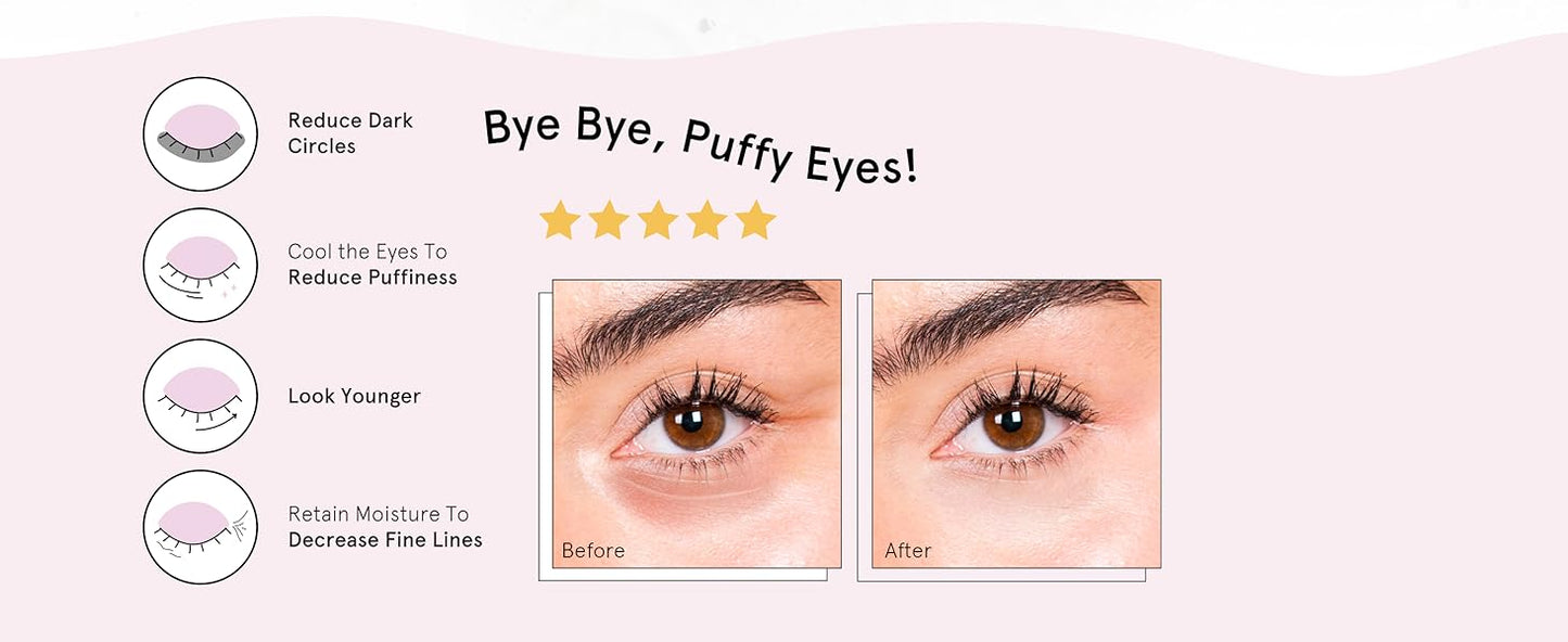 Zermet 1 grace & stella Under Eye Patches (12 pairs) Eye Masks for Puffy Eyes and Dark Circles - Birthday Gifts for Women, Bachelorette Party Favors, Bridesmaid, Self Care and Relaxation Gifts for Her - Vegan