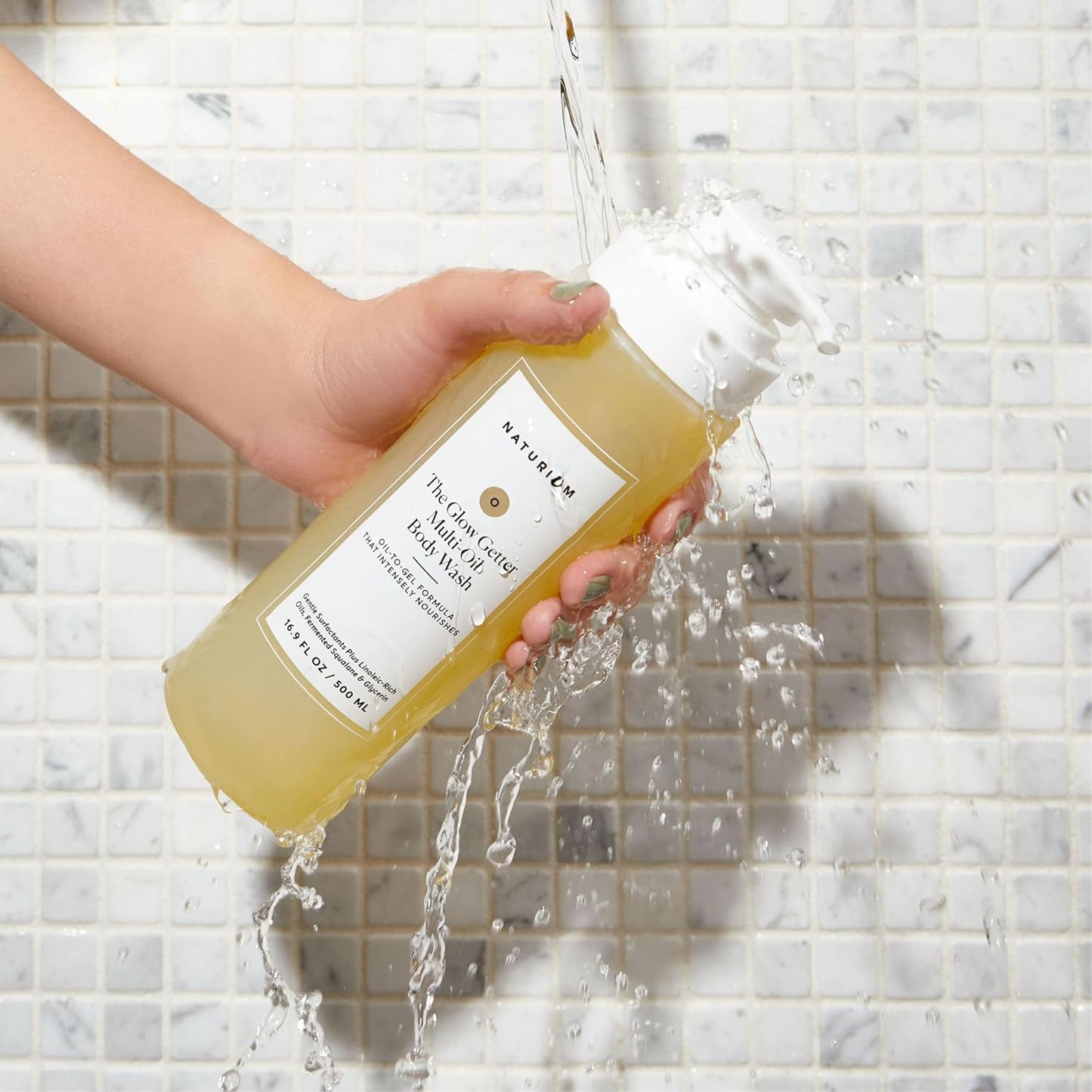 Zermet 1 Zermet 1  The Glow Getter Multi-Oil Hydrating Body Wash, Gentle Cleanser, 16.9 oz