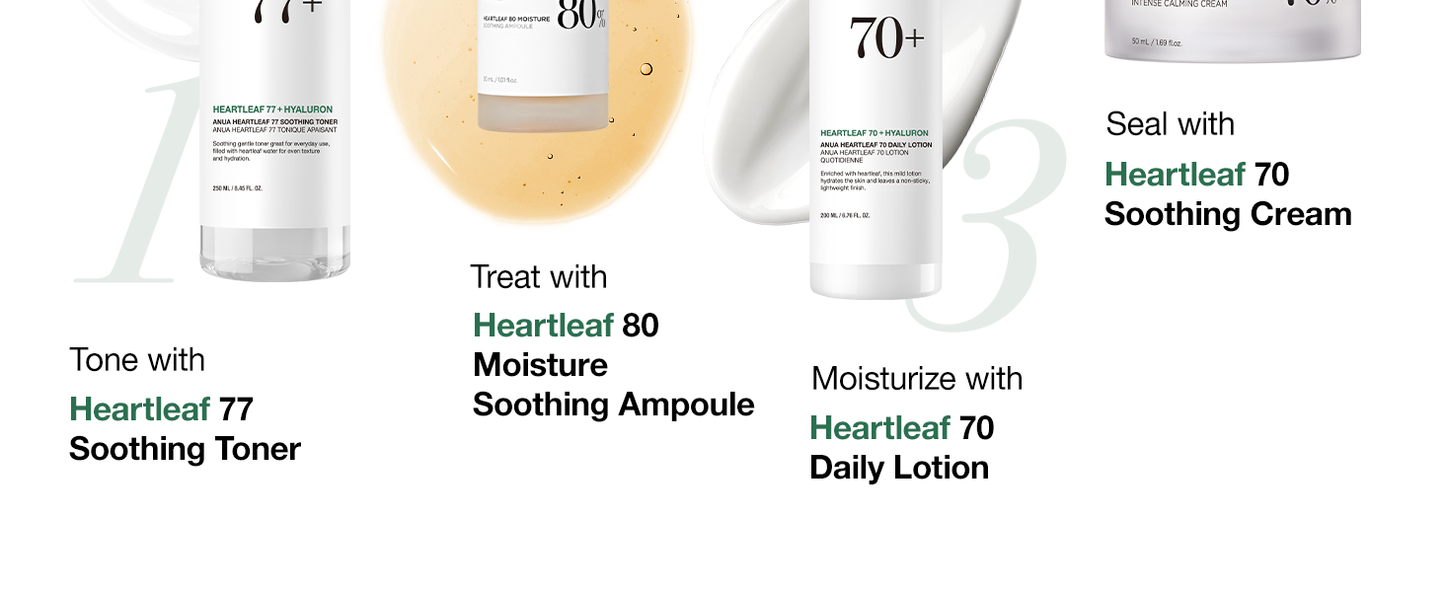 Zermet 1 Anua Heartleaf 77 Soothing Toner I pH 5.5 Trouble Care, Calming Skin, Refreshing, Hydrating, Purifying, Cruelty Free, Vegan,(250ml / 8.45 fl.oz.)