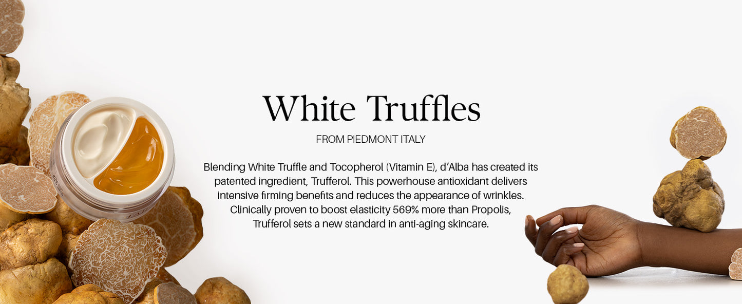 Zermet 1 d'alba Piedmont Italian White Truffle Double Serum & Cream, Vegan Skincare, 2-in-1 Face Moisturizer, Vegan Collagen, Skin Firming and Tightening, Non Comedogenic, Suitable for All Skin Types (2.46 oz)