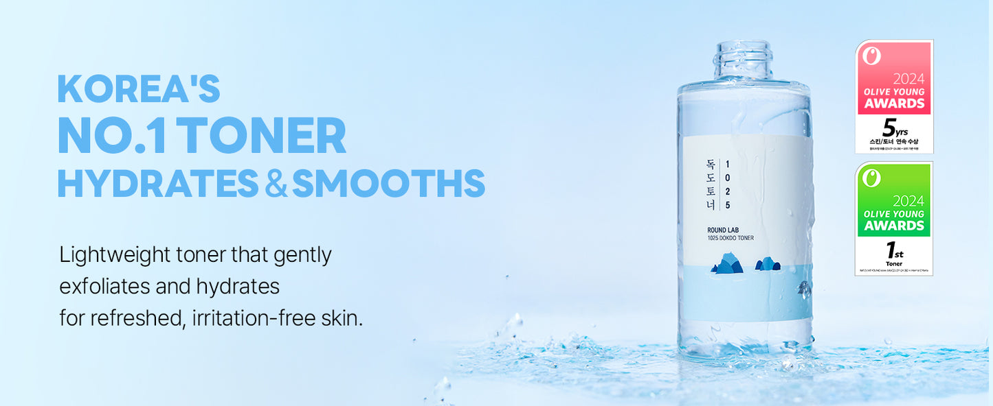 Zermet 1 Zermet 1 1025 Dokdo Toner 6.76 Fl Oz, Oil Control and Reduces Excess Sebum, Gentle Exfoliating Facial Toner, Deep Sea Water for Moisturization, Soft Finish Without Stickiness, Korean Skin Care