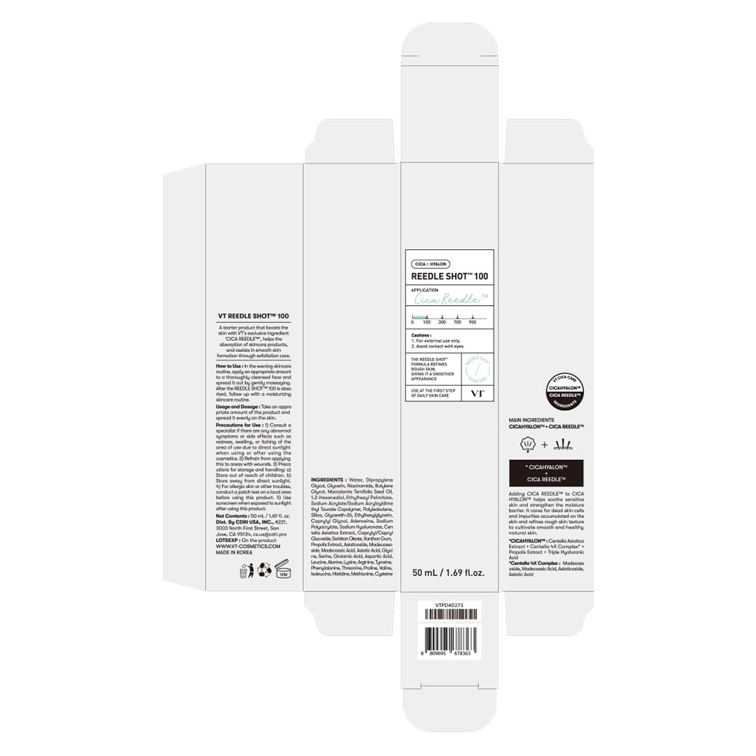 Zermet 1 Zermet 1 Reedle Shot 100, Spicule Microneedling Serum for Pore Care & Exfoliation, Exosome, Centella Asiatica for Glass Skin, Skin Texture, Korean Liquid Skin Booster (1.69 Fl Oz / 50ml)