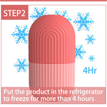 Zermet 1 XHJRI Ice Cube Roller Massager for Face, Eyes and Neck Naturally Conditioning and Skin Care,De-Puff Eye Bags,Reduce Migraine Pain,Reusable Massage Silicone Ice Mold (Pink)