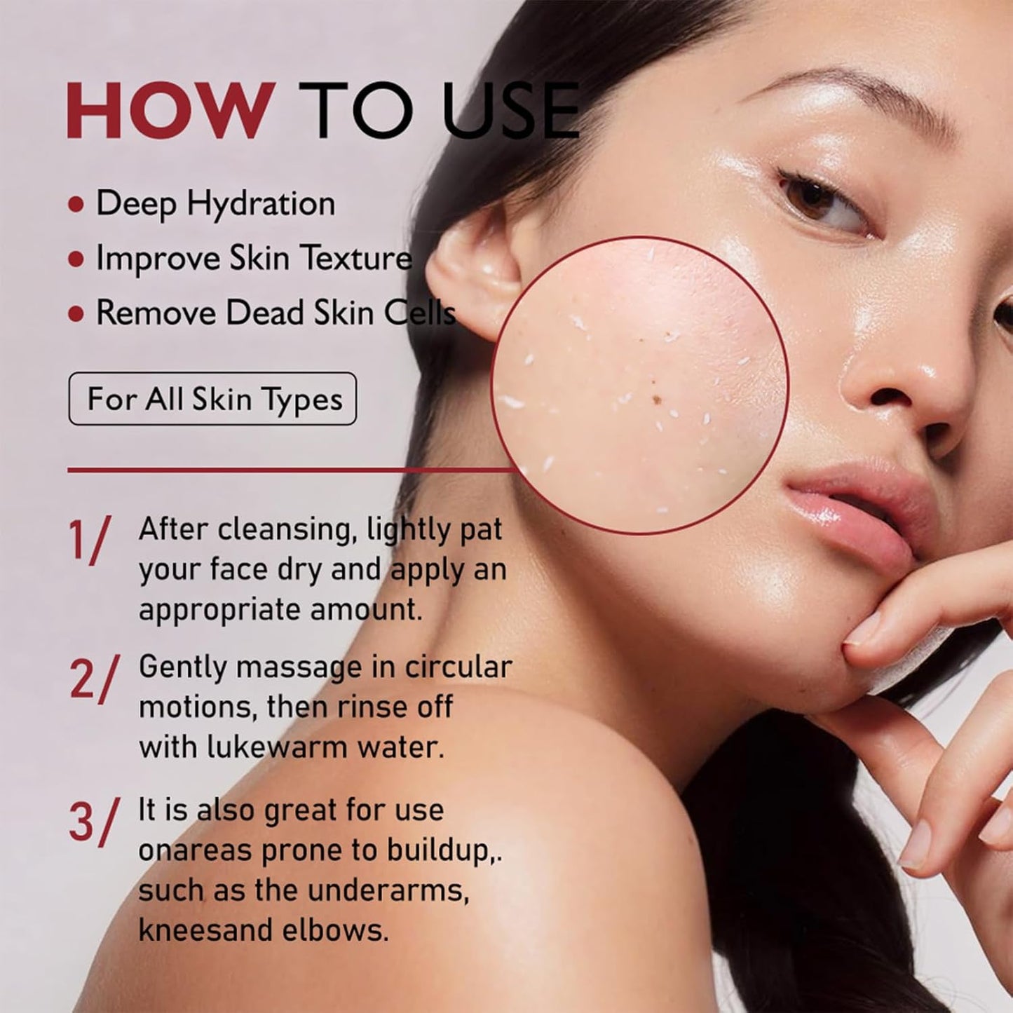 Zermet 1 Black-Rice Peeling Ampoule, Face Exfoliator Pore Minimizer for Face, Rice Ampoule Soft Exfoliating Face&Body Scrub Dead Skin Remover, Moisturizing, Smooth, Nourish, Korean Skin Care (1 Pack)