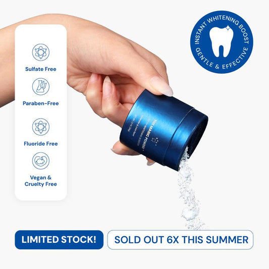 Snow Teeth Whitening Magic Powder | Adds Whitening Effects to Any Toothpaste | Infused with Calcium Carbonate for White Teeth | Lavender & Mint