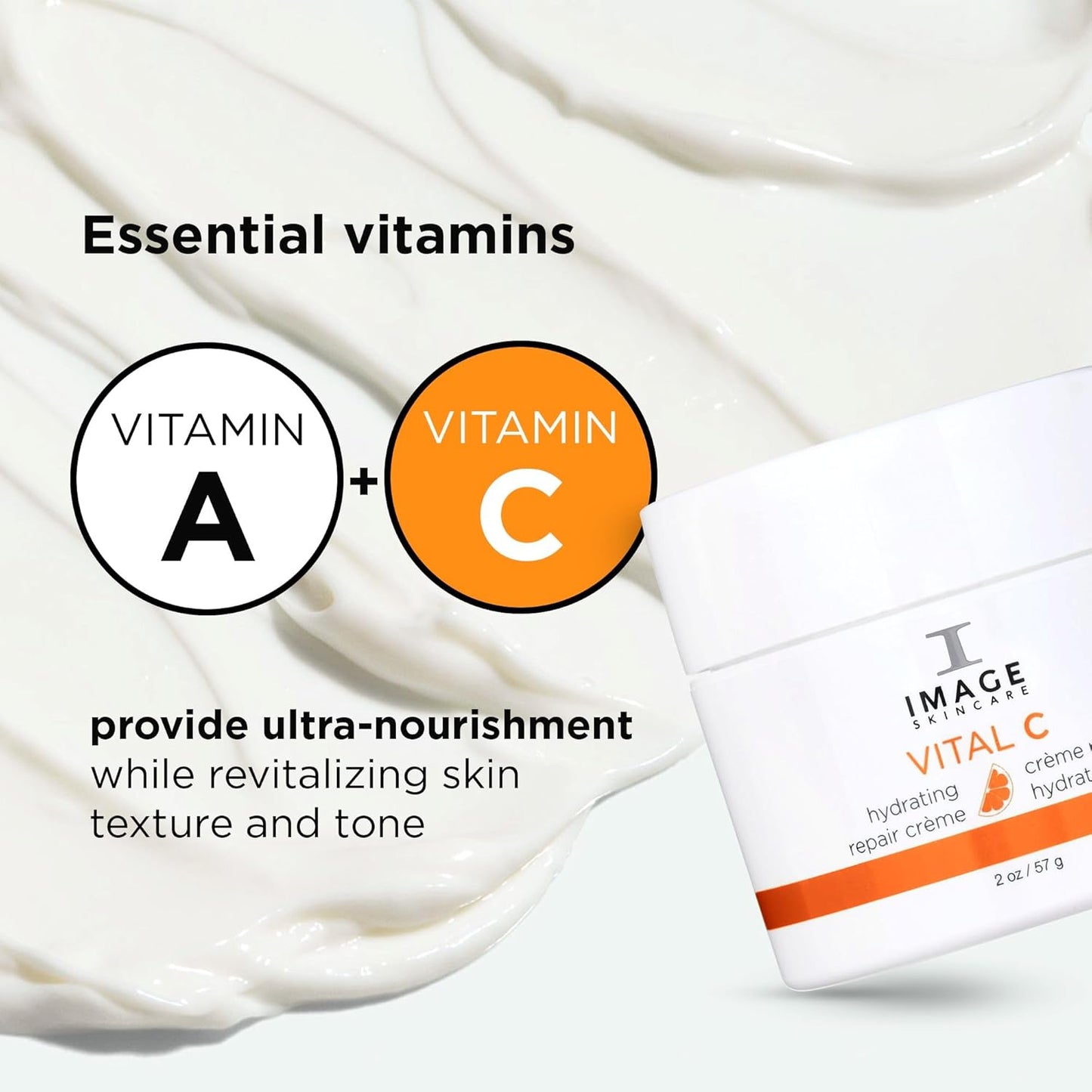 Zermet 1 Zermet 1  Skincare, VITAL C Hydrating Repair Crème, Face Night Cream Moisturizer with Hyaluronic Acid, for Dry Skin