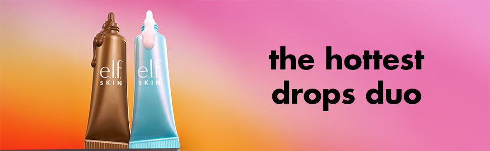 Zermet 1 e.l.f. SKIN The Hottest Drops Duo, Holy Hydration! Thirst Burst & Bronzing Skincare Set, For A Dewy, Sun-Kissed Look, Vegan & Cruelty-Free