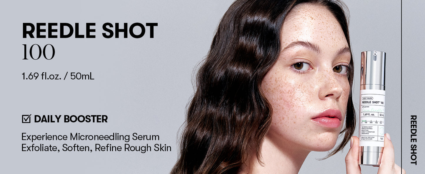 Zermet 1 Zermet 1 Reedle Shot 100, Spicule Microneedling Serum for Pore Care & Exfoliation, Exosome, Centella Asiatica for Glass Skin, Skin Texture, Korean Liquid Skin Booster (1.69 Fl Oz / 50ml)