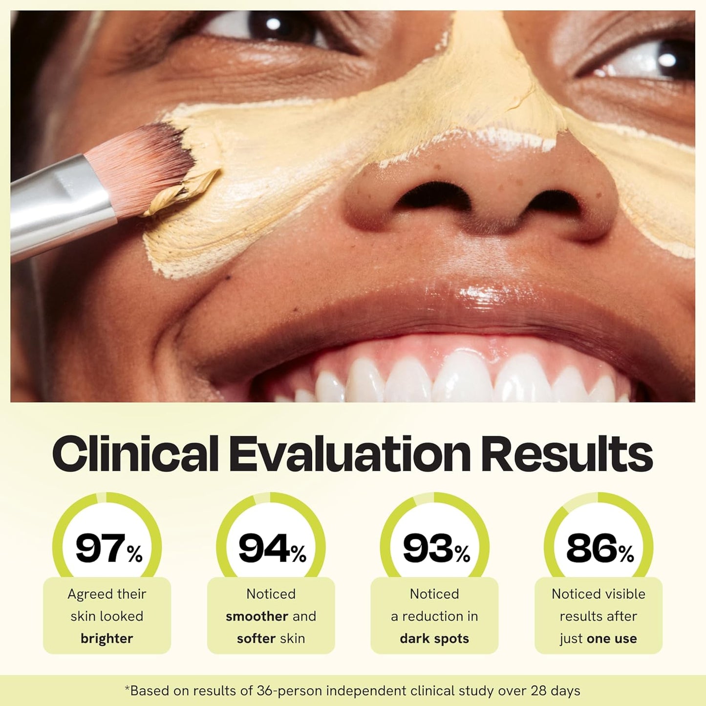 Zermet 1 Gleamin Vitamin C Clay Mask for Dark Spots, Turmeric Clay Face Mask Skin Care, Deeply Cleanses & Refines Pores, Brightens Uneven Tone and Helps Improve Post-Blemish Scarring & Texture, Up to 20 Uses