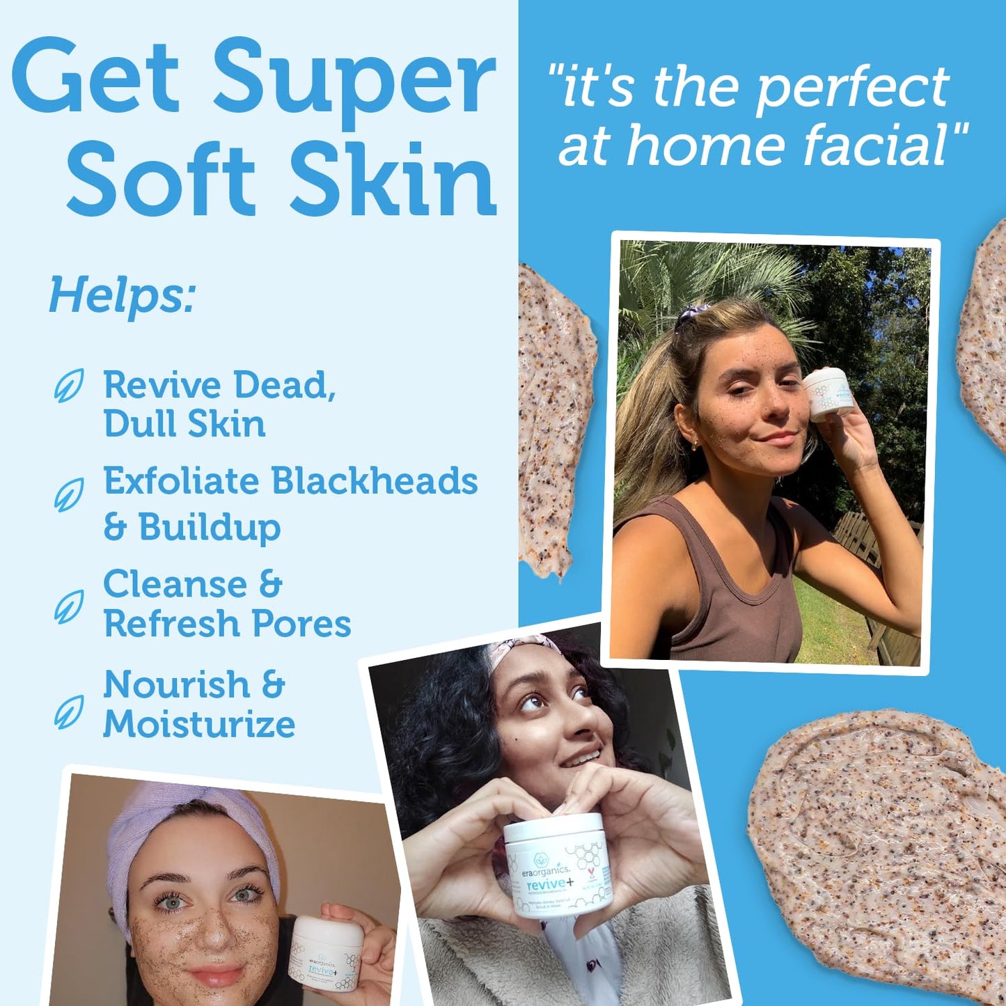 Organics Microdermabrasion Scrub Exfoliator Mask