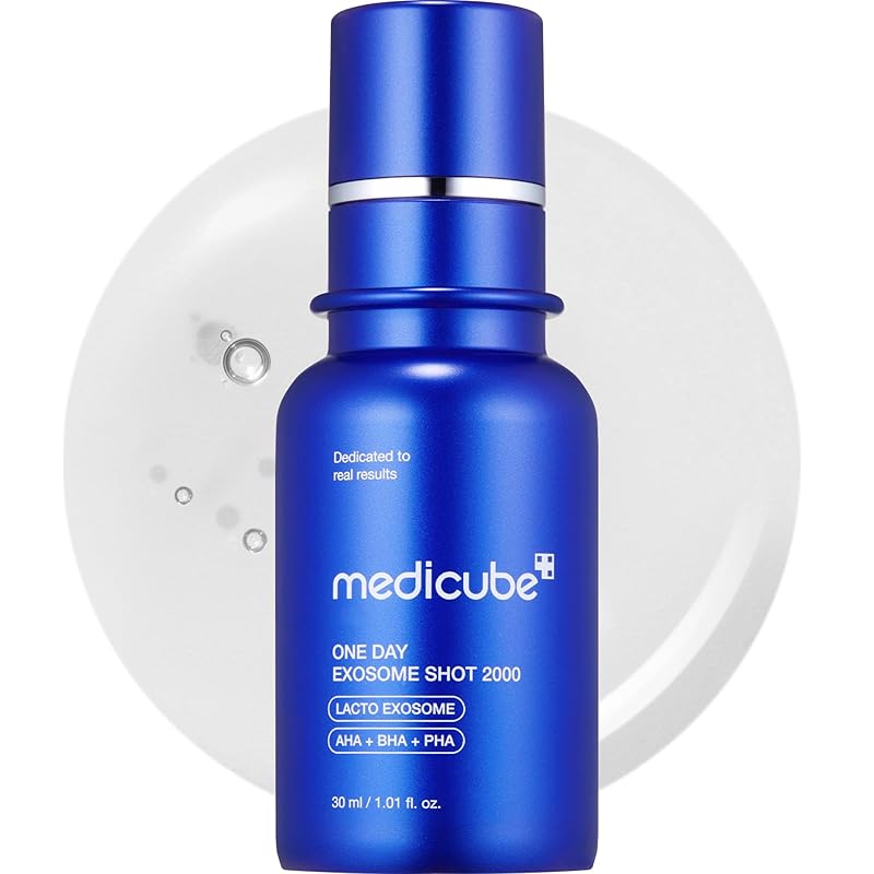 Zermet 1 medicube Zermet 1  Pink Collagen Exosome Shot Serum 7,500 PPM | Liquid Skin Booster | Exosome, Salmon DNA Zermet 1 , Spicules | Uneven Skin Tone, Pore Care, Skin Texture | Korean Skin Care 1.01 fl.oz