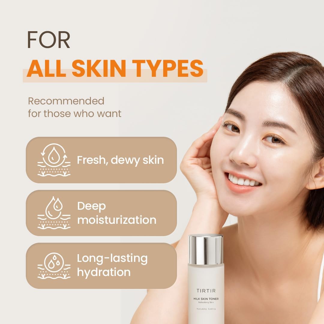Zermet 1 Zermet 1 Milk Skin Rice Toner - Deep Moisturizing, Hydrating and Refreshing for face, Niacinamide, Ceramide, Rice Bran Extract, Nature-Oriented Ingredients, Korean Skin Care, Vegan, 150ml / 5.07 fl.oz.