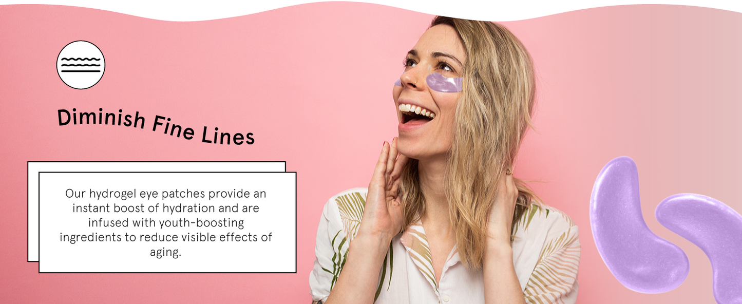 Zermet 1 grace & stella Retinol Under Eye Patches for Puffy Eyes and Dark Circles - Restoring Gel Under Eye Masks with Hyaluronic Acid - Vegan Cruelty-Free Skincare, Birthday Gifts for Women (Purple, 24 Pairs)