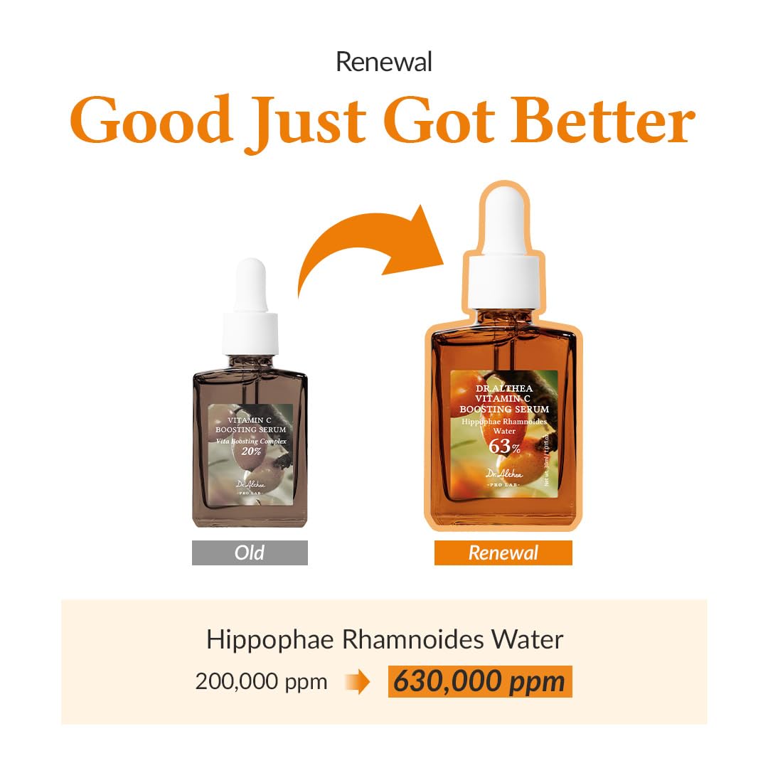 Zermet 1 Dr.Althea Vitamin C Boosting Serum | Daily Facial Serum with TRANEXAMIC ACID for All Skin Types | Helps Remove Dark Spots & Uneven Skin Tone | Korean Vegan Skin Care (Vitamin C Boosting RENEWED)