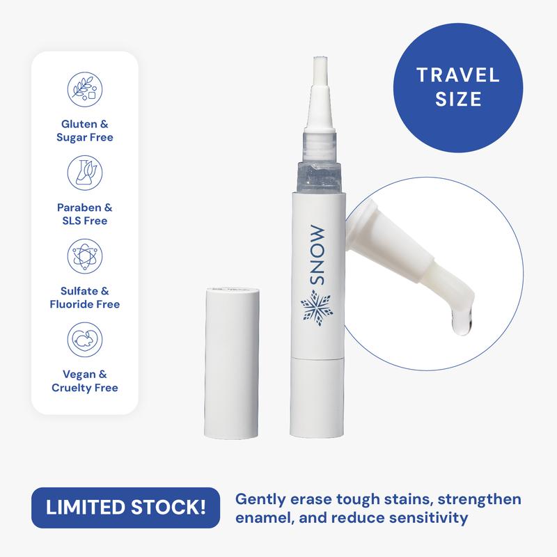 SNOW Diamond Teeth Whitening Wand | Strengthens Your Teeth by Repairing and rebuilding Enamel While You Whiten | Safe & Gentle on Enamel