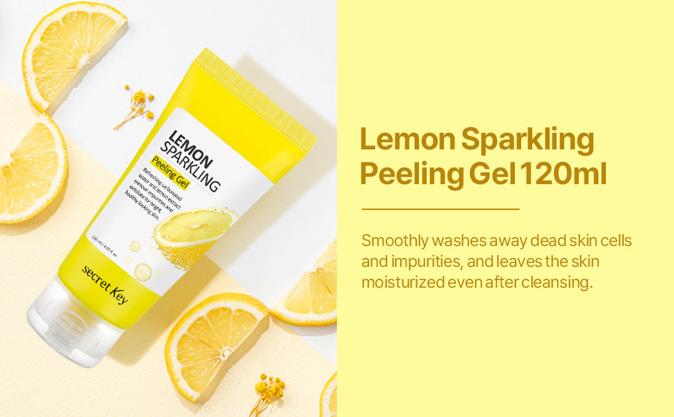 Lemon Sparkling Peeling Gel Deep Cleanse Exfoliate
