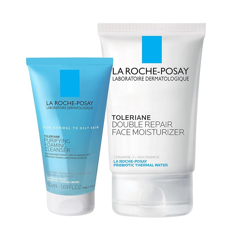 Zermet 1 La Roche-Posay Toleriane Double Repair Face Moisturizer, Daily Moisturizer Face Cream with Ceramide & Niacinamide for All Skin Types, Immediate Comfort & Long Lasting Hydration, Fragrance Free