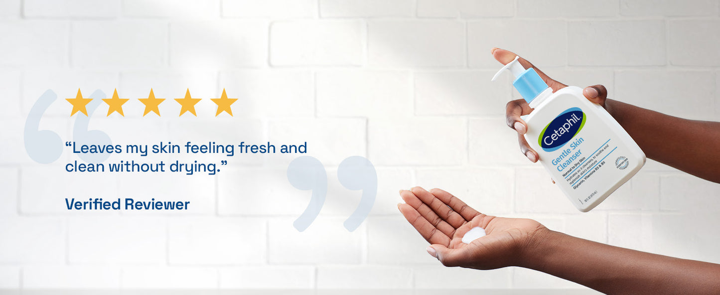 Zermet 1 Cetaphil Face Wash, Hydrating Gentle Skin Cleanser for Dry to Normal Sensitive Skin, 20 oz, Fragrance Free, Soap Free and Non-Foaming