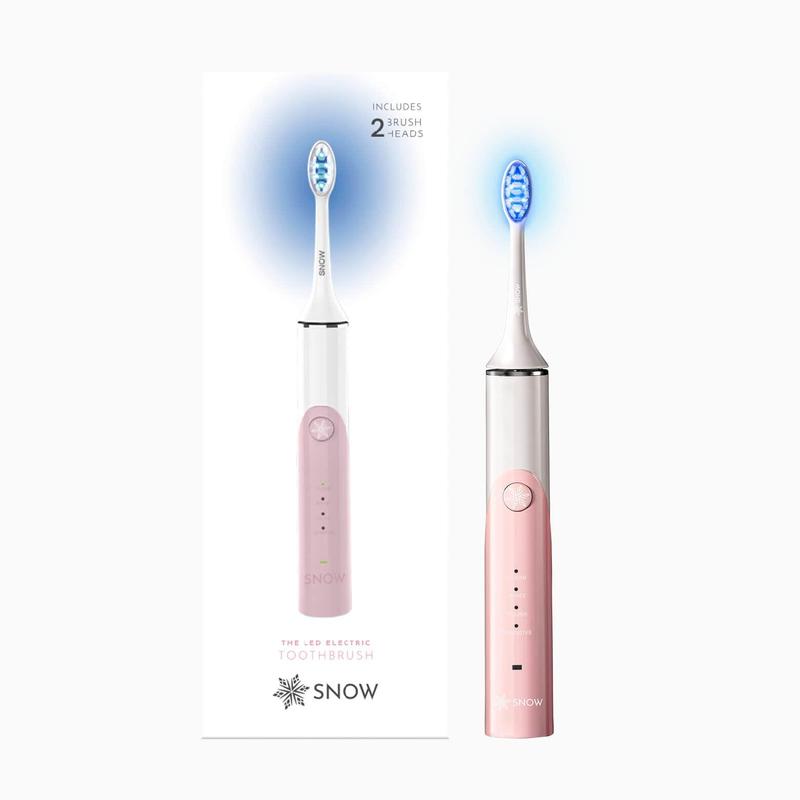 SNOW LED Whitening Electric Toothbrush Gen2 | Dentist-Designed Electric Toothbrush for Adults | Sonic Technology, LED Light, Modes, Timer, Rechargeable | Teeth Whitening