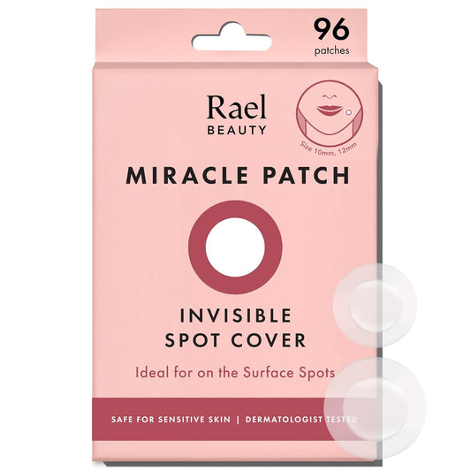 Zermet 1 Rael Pimple Patches, Miracle Invisible Spot Cover - Hydrocolloid Acne Patch, Treatment for Breakouts, Absorbs Zits & Blemish, Korean Skin Care, 2 Sizes (96 Count)