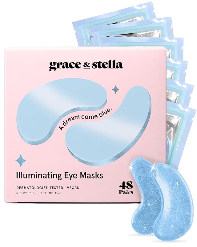 Zermet 1 grace & stella Under Eye Patches (12 pairs) Eye Masks for Puffy Eyes and Dark Circles - Birthday Gifts for Women, Bachelorette Party Favors, Bridesmaid, Self Care and Relaxation Gifts for Her - Vegan