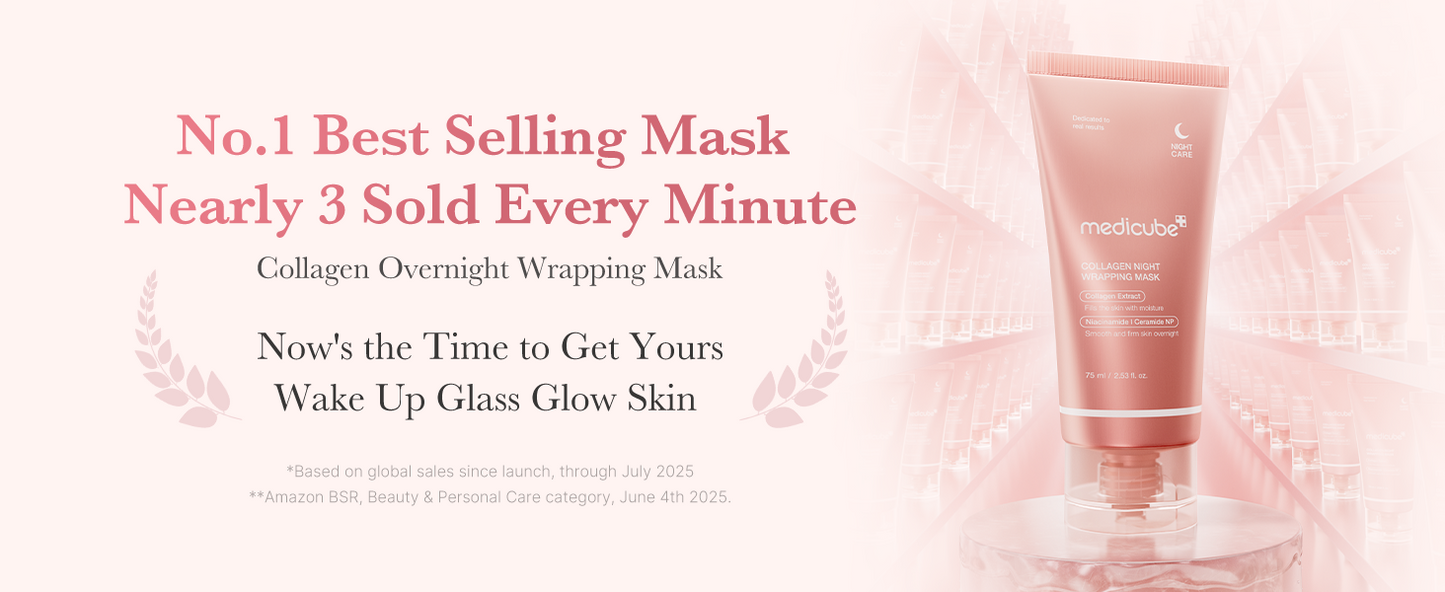 Zermet 1 medicube Collagen Overnight Wrapping Peel Off Facial Mask Pack - Elasticity & Hydration Care, Reduces Sagging & Dullness - Hydrolyzed Collagen For Glowing Skin - Korean Skin Care, 2.53 fl.oz