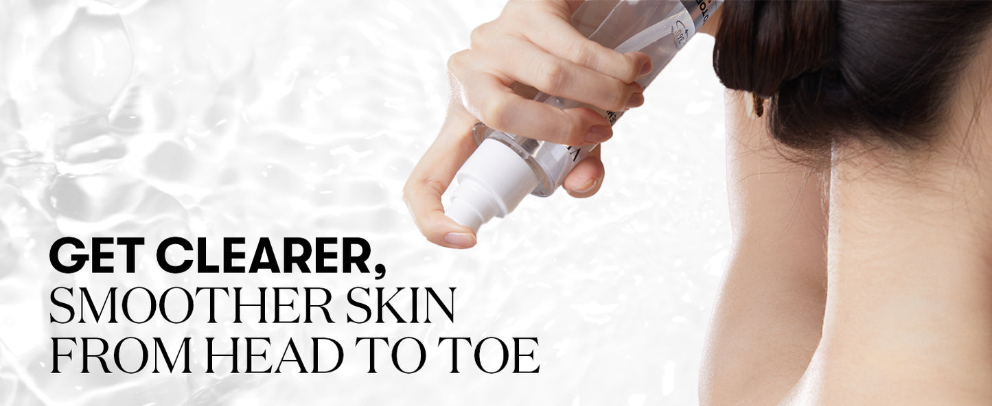 Zermet 1 Zermet 1  7% Glycolic Acid Reedle Shot Head-to-Toe Mist with Niacinamide, Exfoliating Spray for Bumpy & Strawberry Skin, Dark Spots, Skin Texture, Keratosis Pilaris, Korean Skincare (4.05 fl oz)