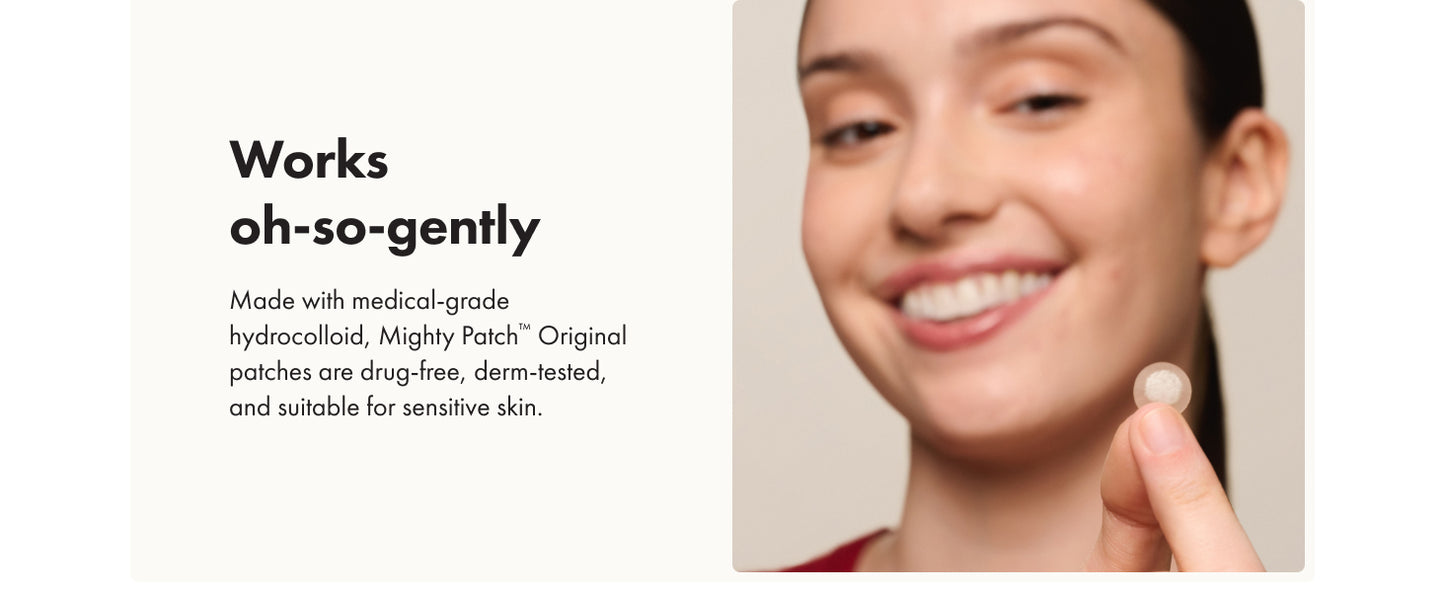 Zermet 1 Mighty Patch™ Original patch from Hero Cosmetics – The #1 Hydrocolloid Acne Pimple Patch for Shrinking Zits and Whiteheads in 1 use; Nighttime Spot Stickers for Face and Skin (36 Count)