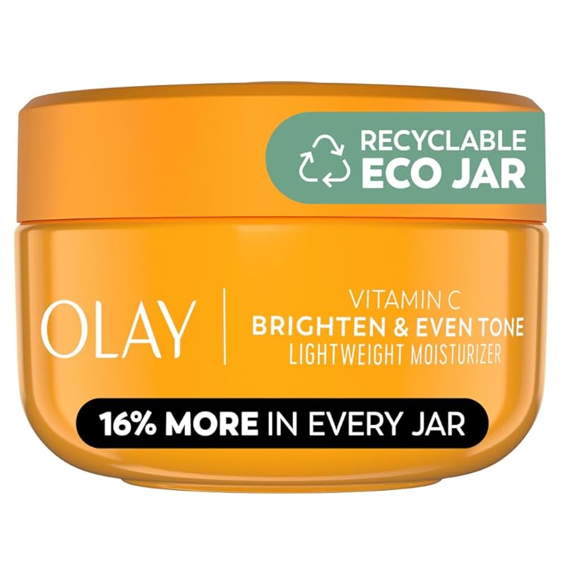 Zermet 1 Olay Vitamin C Face Moisturizer, Brightening Cream for Women, Instant Hydration, Evens Tone, Dark Spot & Hyperpigmentation Reduction, Glowing Skin Care - Niaciniamide, Lactic Acid, 1.7 Oz