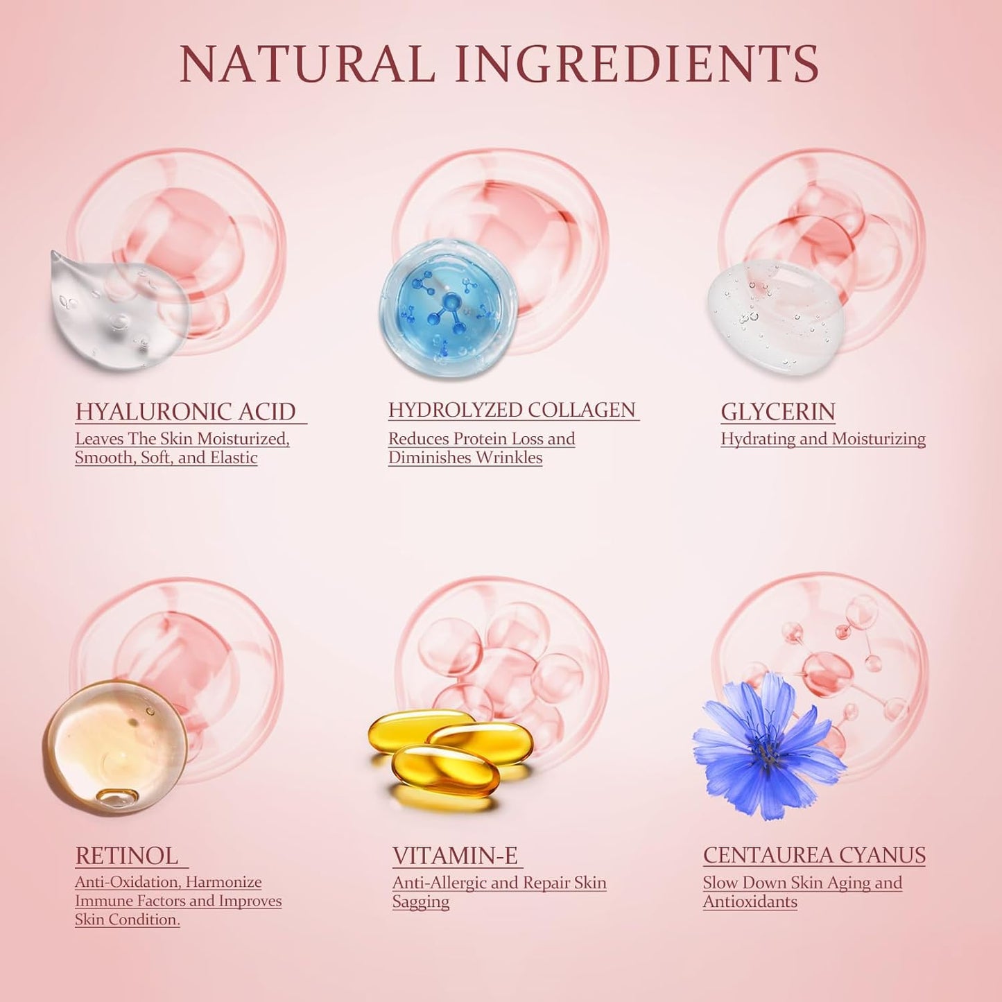 Zermet 1 Under Eye Patches Masks - for Dark Circles, Puffiness, Eye bags,and Fine Lines Smoothing Skin Care Treatment with Collagen and Hyaluronic Acid for Women and Men, (60 Pcs) Pink